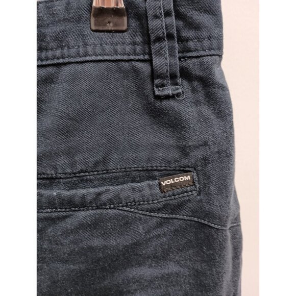 Volcom Mens Chino Shorts Size 36 Dark Gray Outdoor Hiking Gorpcore Casual - Picture 5 of 8